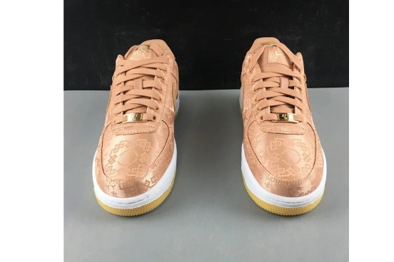 Clot CJ5290-600 Low Air Silk Rose  Force 1 Gold 0312